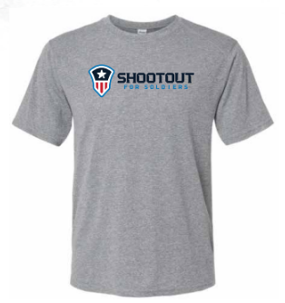 'MISSION' PERFORMANCE T-SHIRT (LIGHT GREY)