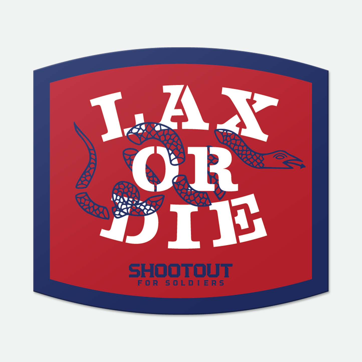 Lax or Die Sticker