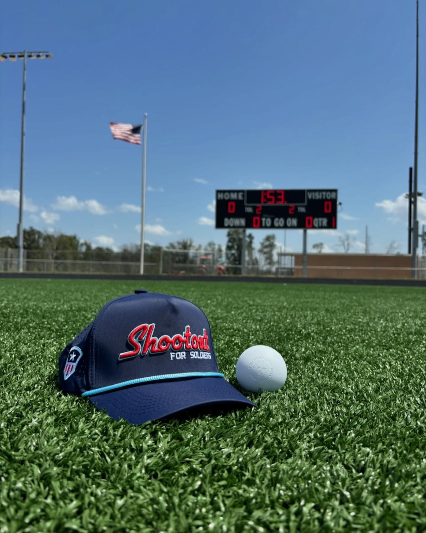 'Performance' Rope Hat (NAVY/CAROLINA)