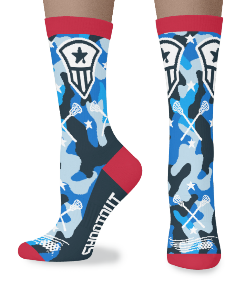 SFS X AUTHENTICALLY AMERICAN SOCKS (Blue)