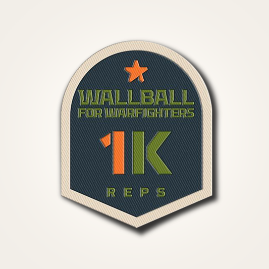 Wallball for Warfighters: 1K Reps Patch