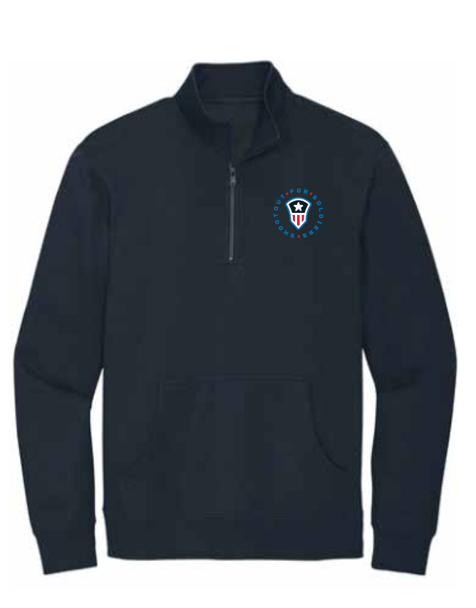 1/4 ZIP PULL OVER (NAVY)