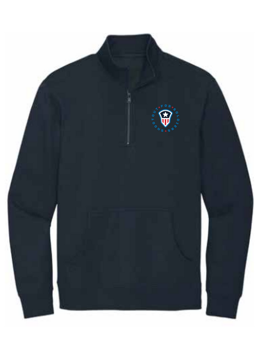 1/4 ZIP PULL OVER (NAVY)